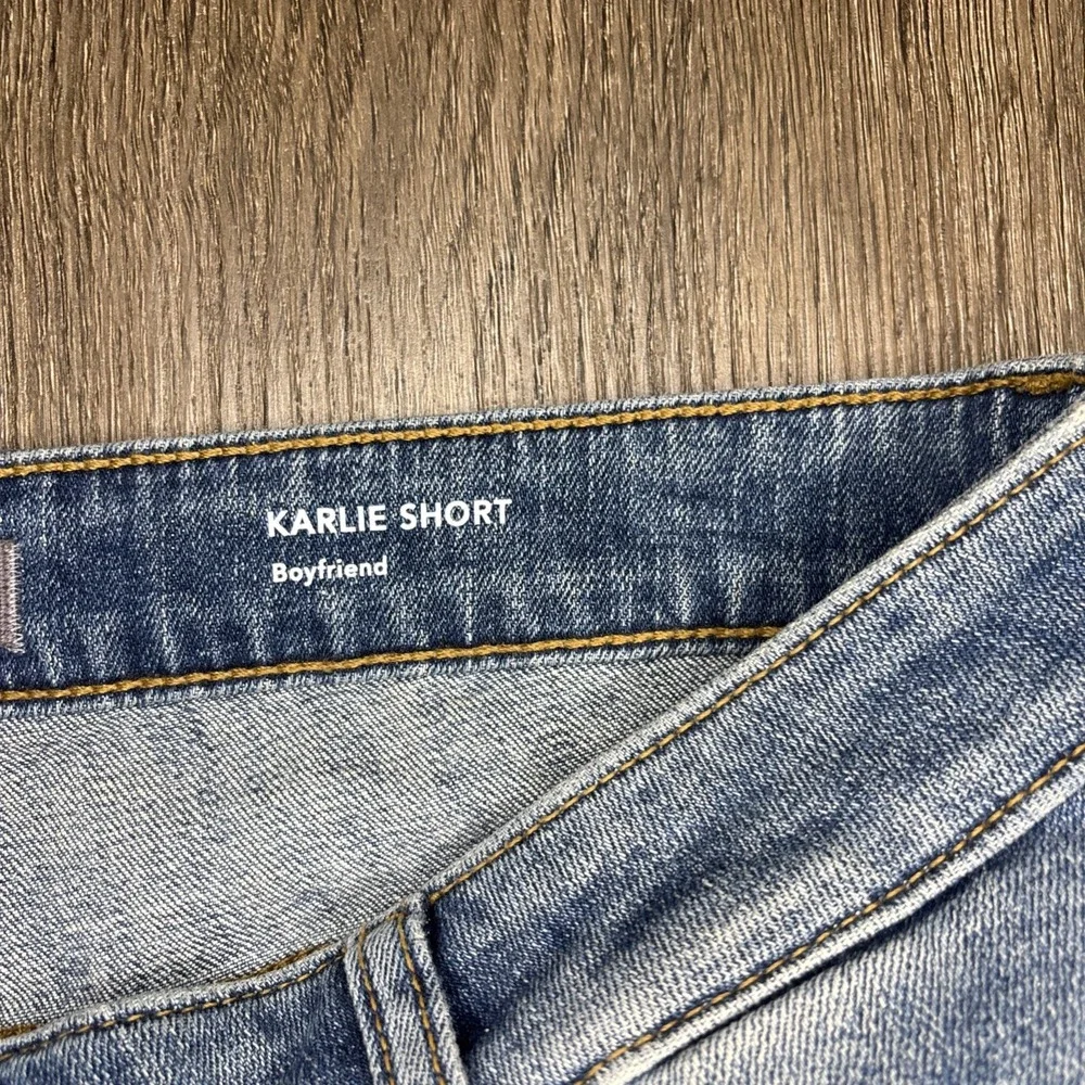 DL1961 Womens Denim Karlie Boyfriend Fit Cut Off Shorts‎ Blue Cotton Size 30